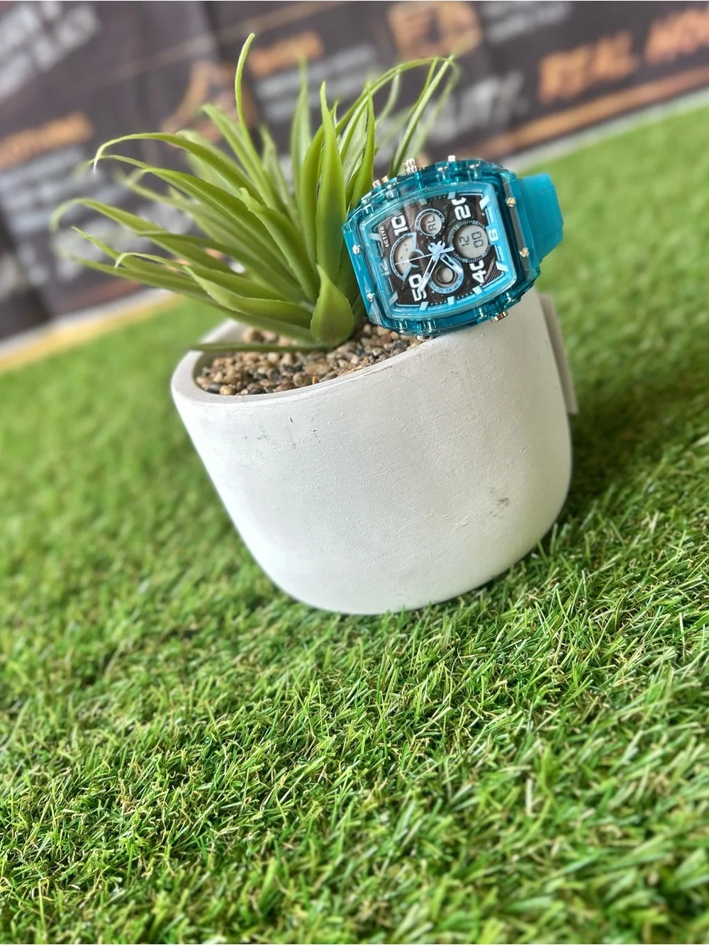 💎 Activa Transparent Blue Multifunction Watch | New in Box